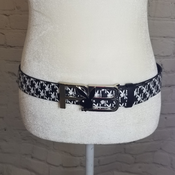 PLAYBOY Accessories - Playboy Black White Belt